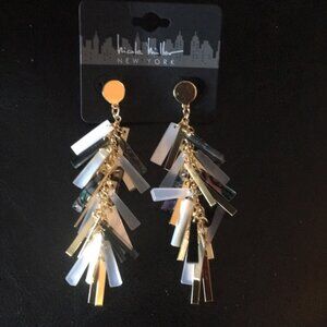 Nicole Miller Fun Dangling acrylic bars on Disk